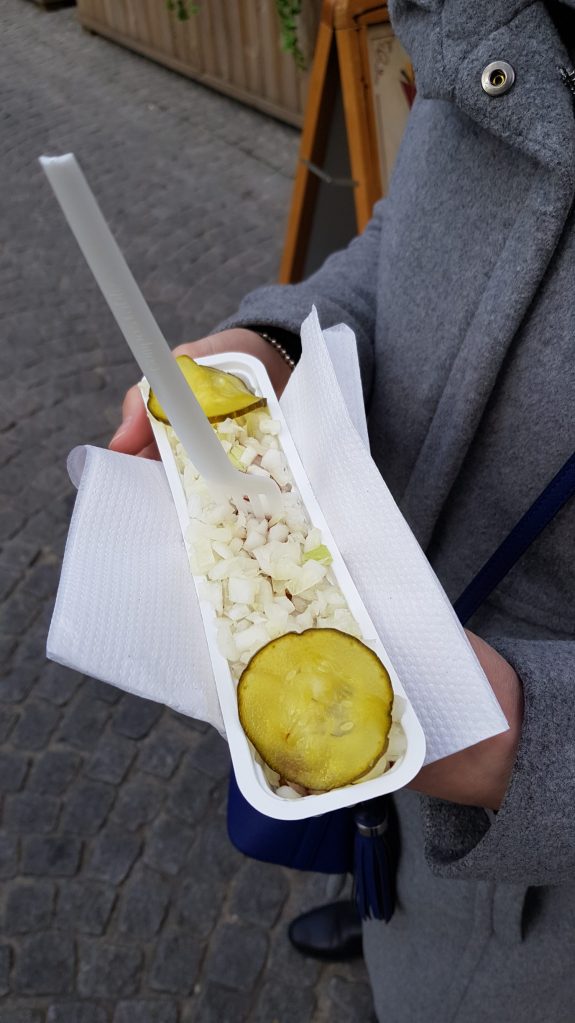 Oberländer mit Zwiebeln