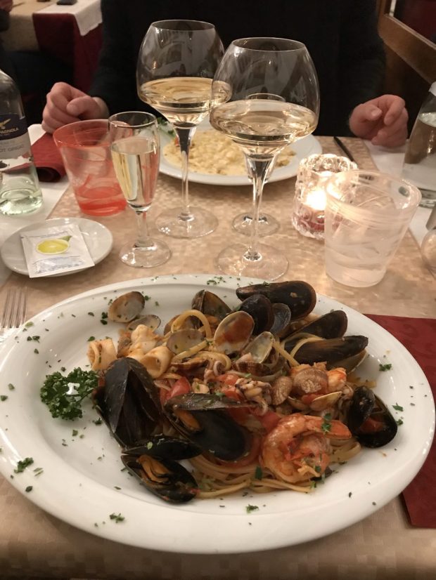 Spaghetti mit Meeresfrüchte