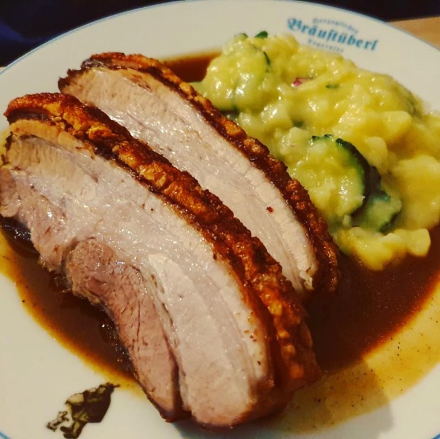 Schweinebraten mit Biersauce