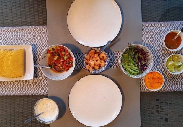 Rezept für Garnelen Tacos