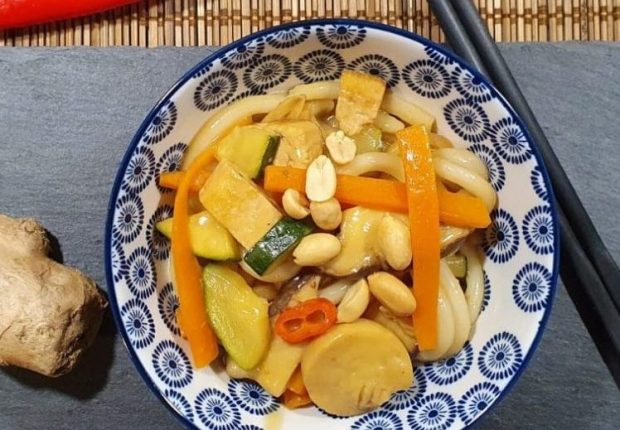 Rezept Udon Nudeln mit Tofu