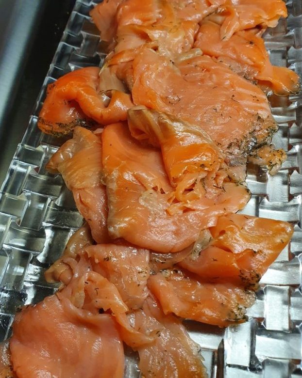 Geräucherter Lachs