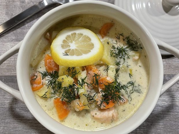 Kartoffel Lachssuppe Finnland