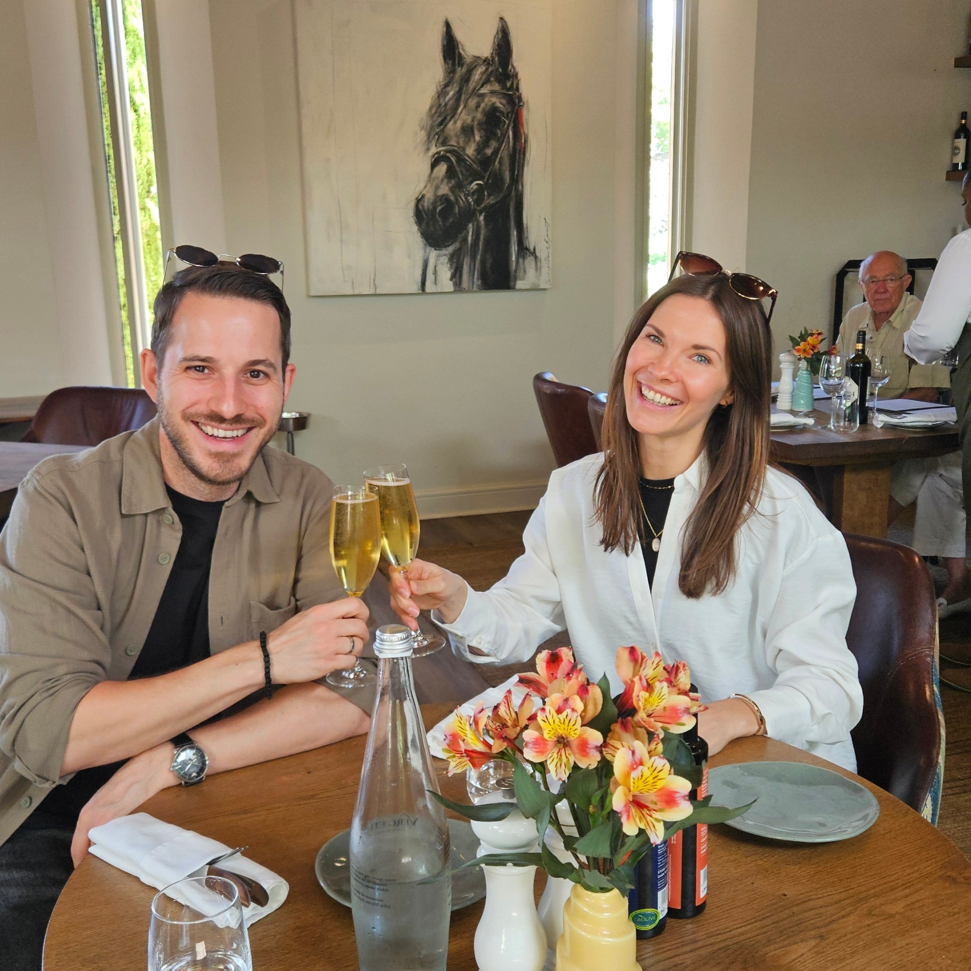 Mara und Florian Kalkbrenner Wein