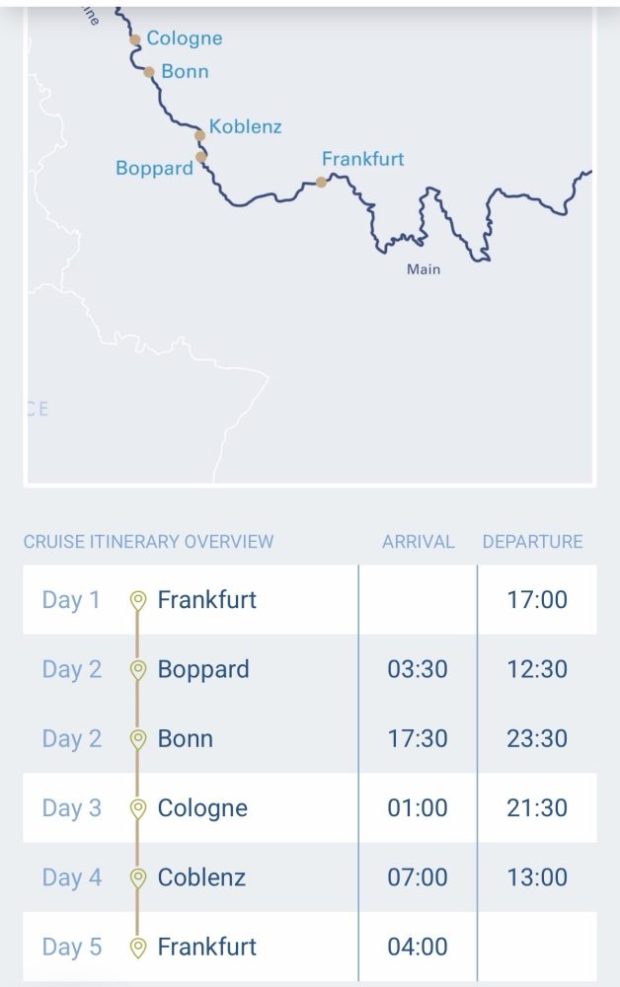 Wellness Kreuzfahrt Viva One Rhein