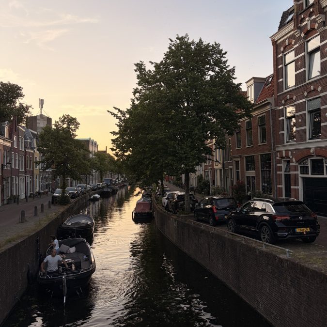 Haarlem Kanal bei Nacht