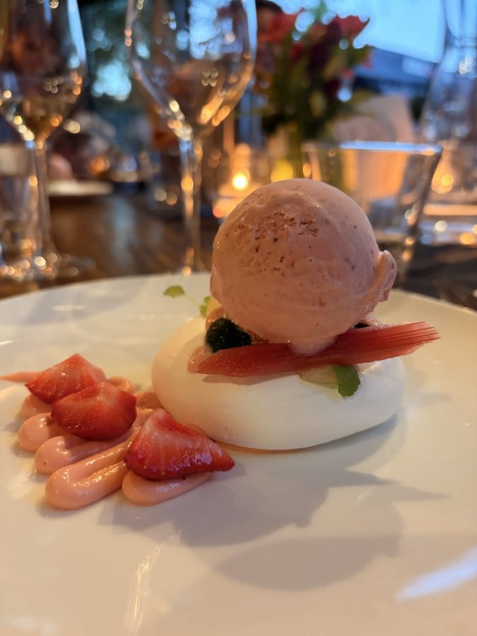 dessert verrassing aan de zaan