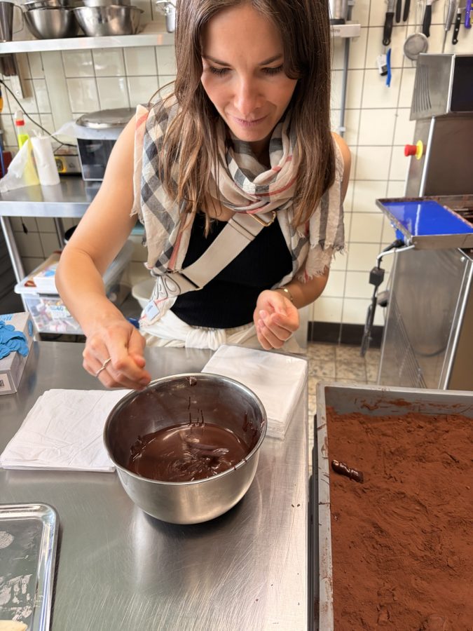 pralinen workshop smells like chocolate Zaanstreek