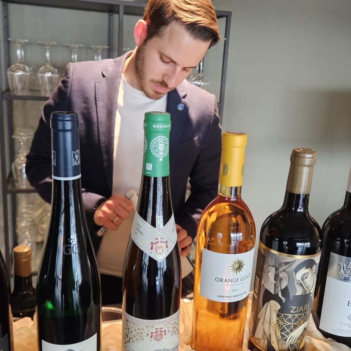Sommelier Florian Kalkbrenner